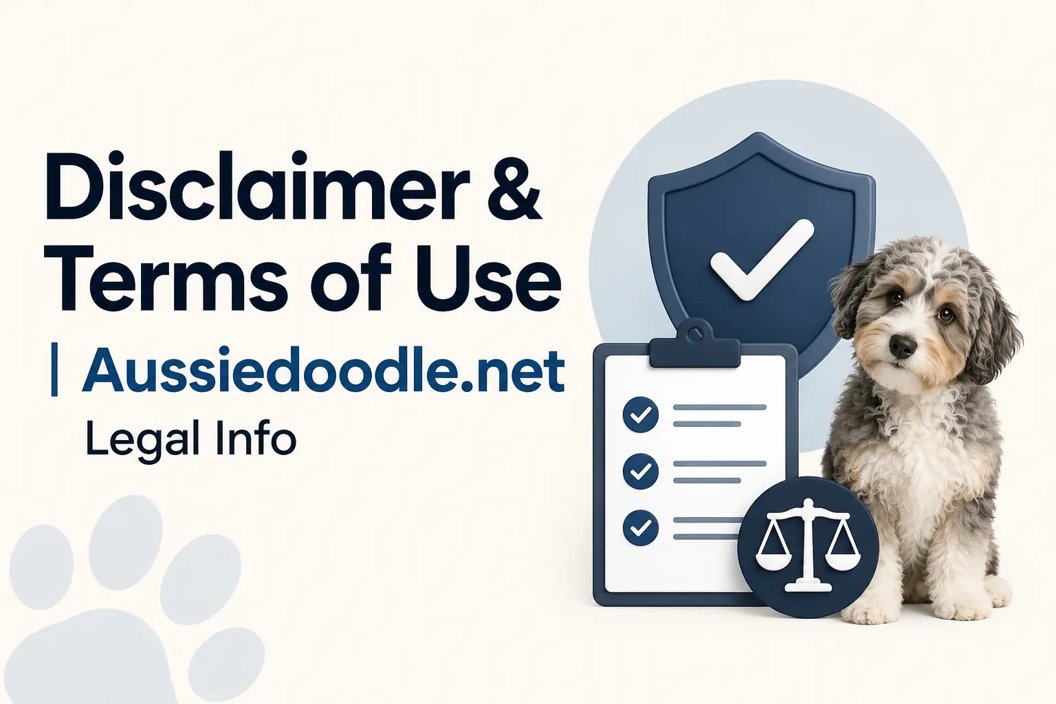 Disclaimer & Terms of Use | Aussiedoodle.net - Legal Info