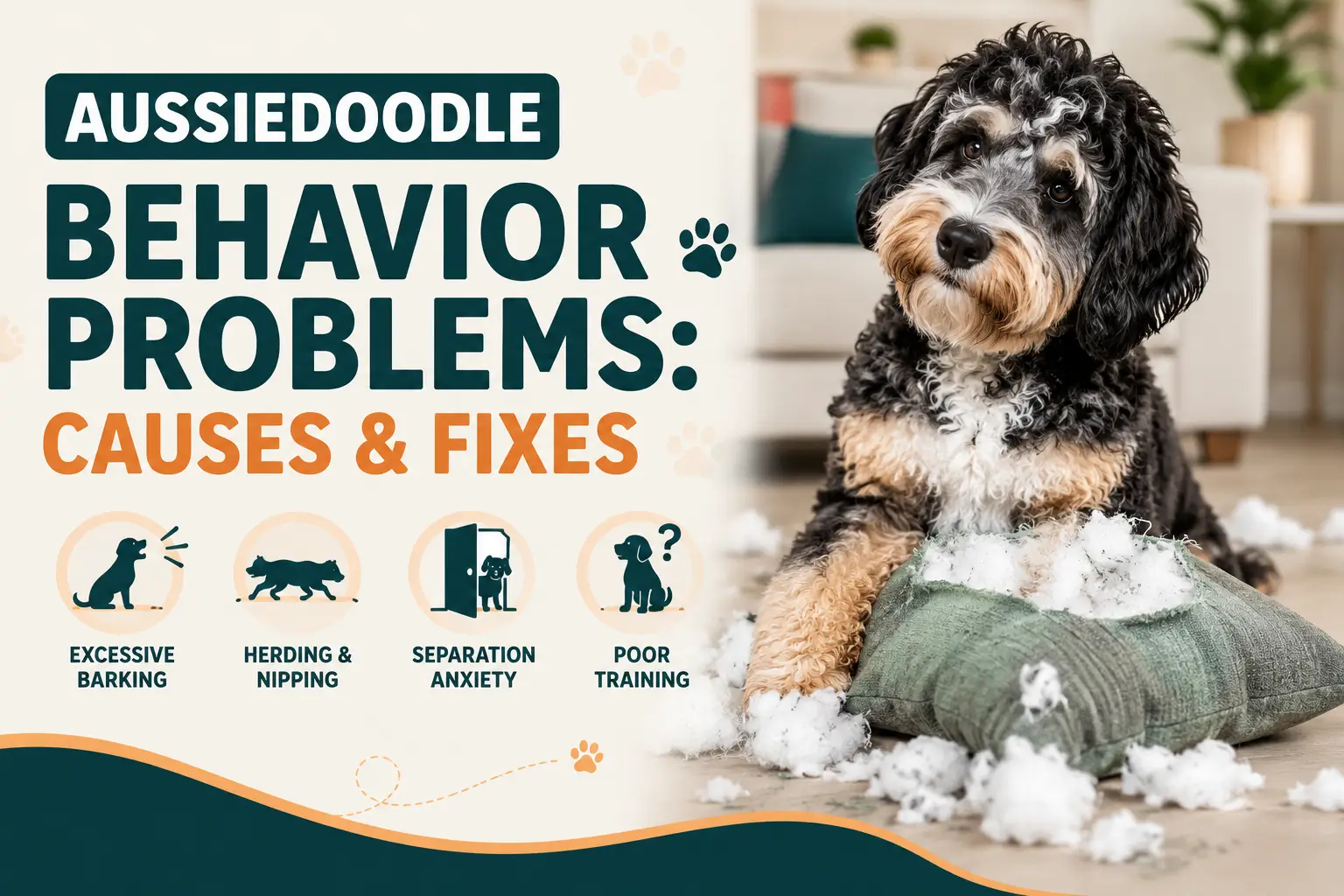 Aussiedoodle Behavior Problems Causes & Fixes