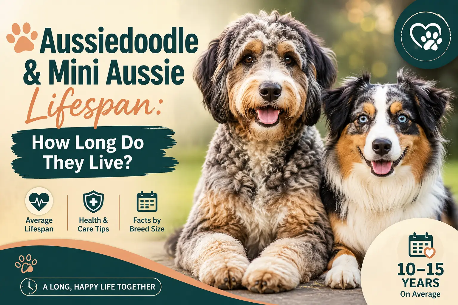 Aussiedoodle & Mini Aussie Lifespan How Long Do They Live