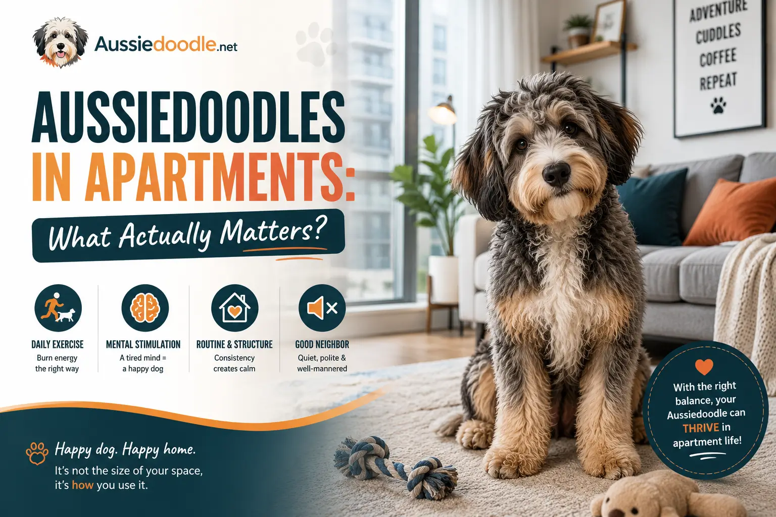 Aussiedoodles in Apartments What Actually Matters