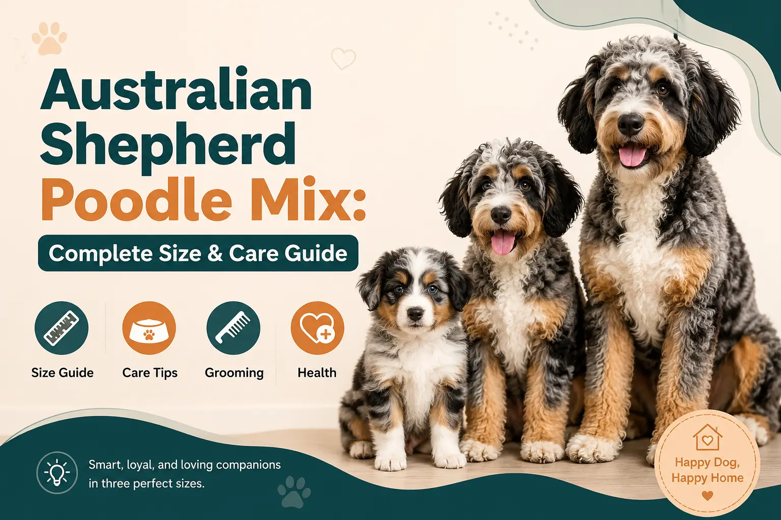 Australian Shepherd Poodle Mix Complete Size & Care Guide