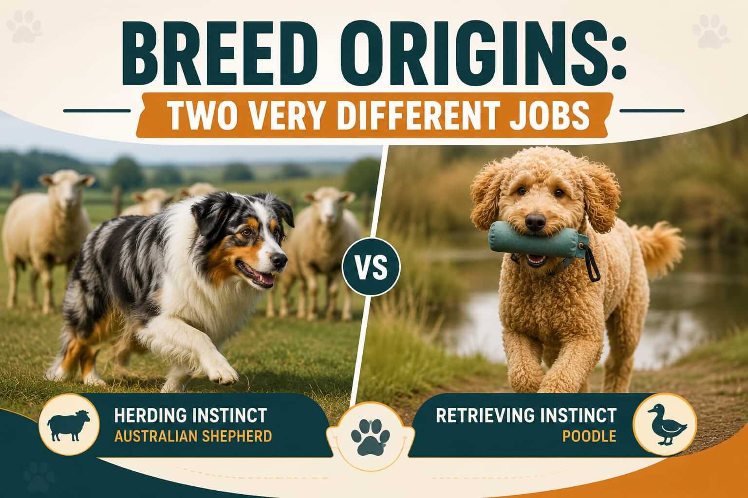 Breed Origins Two Very Different Jobs