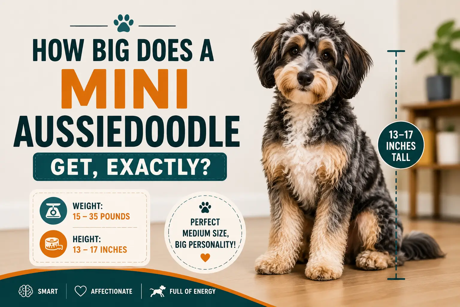 How Big Does a Mini Aussiedoodle Get, Exactly